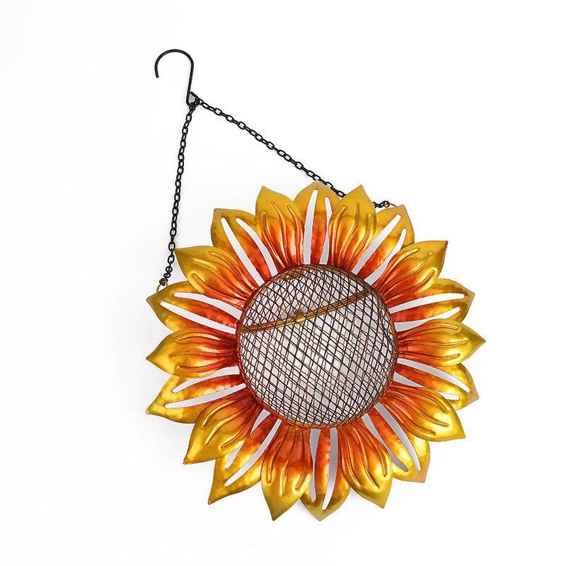 Feeder à oiseaux en fer forgé en forme de fleur - Allomarc.com