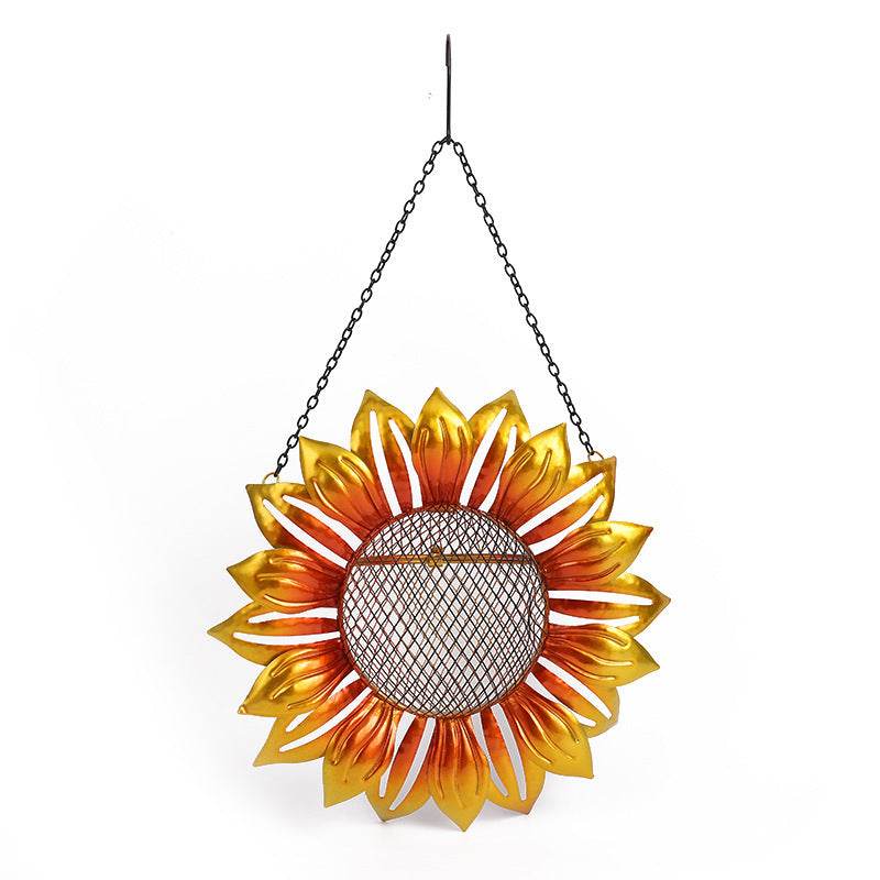 Feeder à oiseaux en fer forgé en forme de fleur - Allomarc.com
