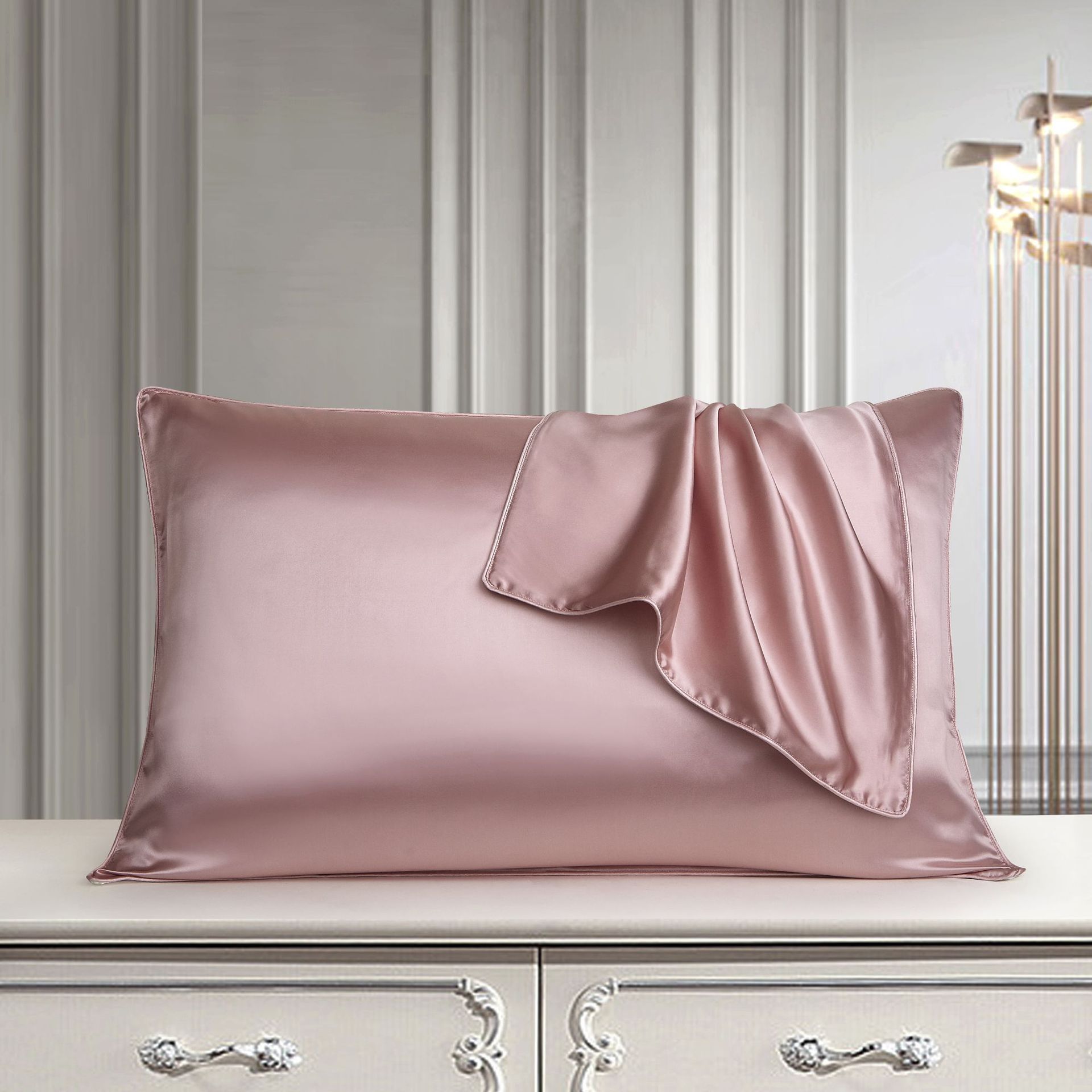Housse de Coussin en Soie Pure