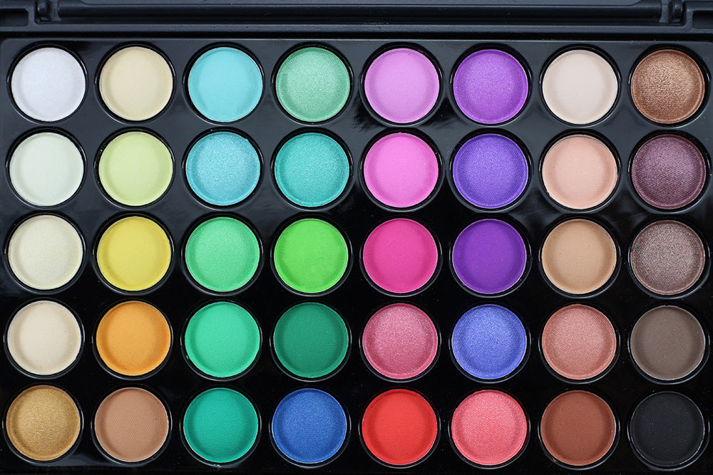 Palette de Maquillage Paillettes Waterproof en 40 Couleurs