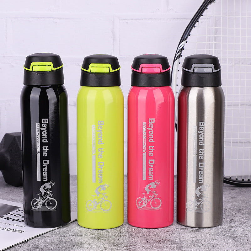 Bouteille d'eau pour vélo - Conserve la chaleur et le froid