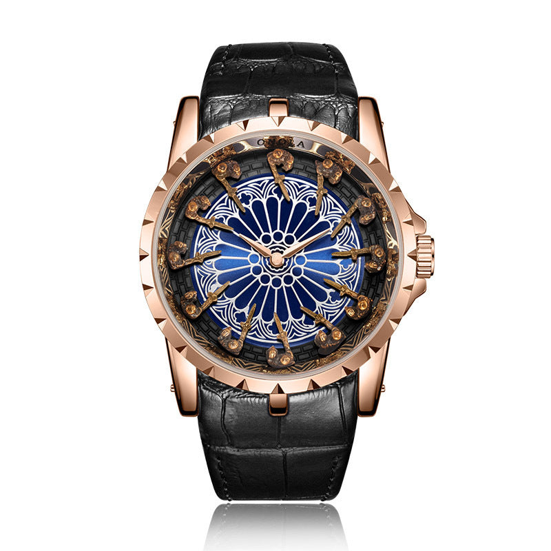 Montre pour homme ONOLA Round Table Knights en quartz unique