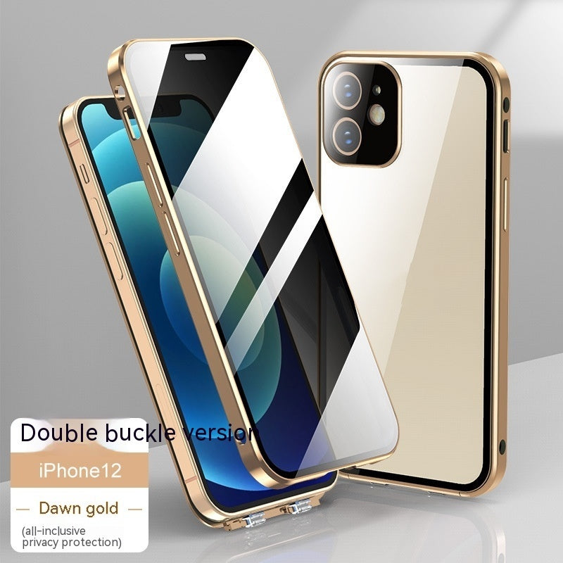 Coque de Téléphone Applicable avec Boucle Double Sided en Verre - Protection et Style