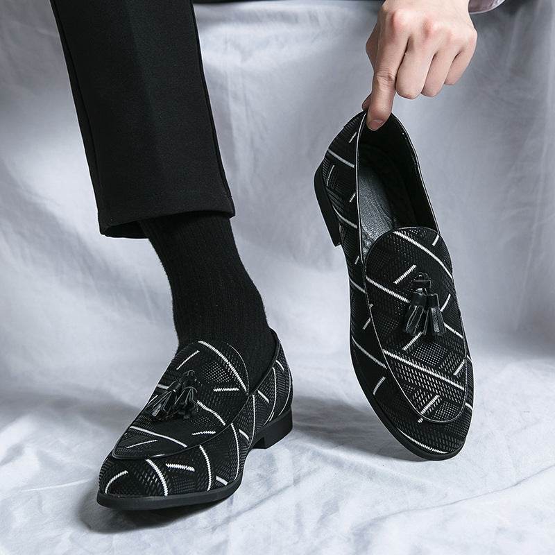 Chaussures en cuir pour hommes Sloth à enfiler - Allomarc.com