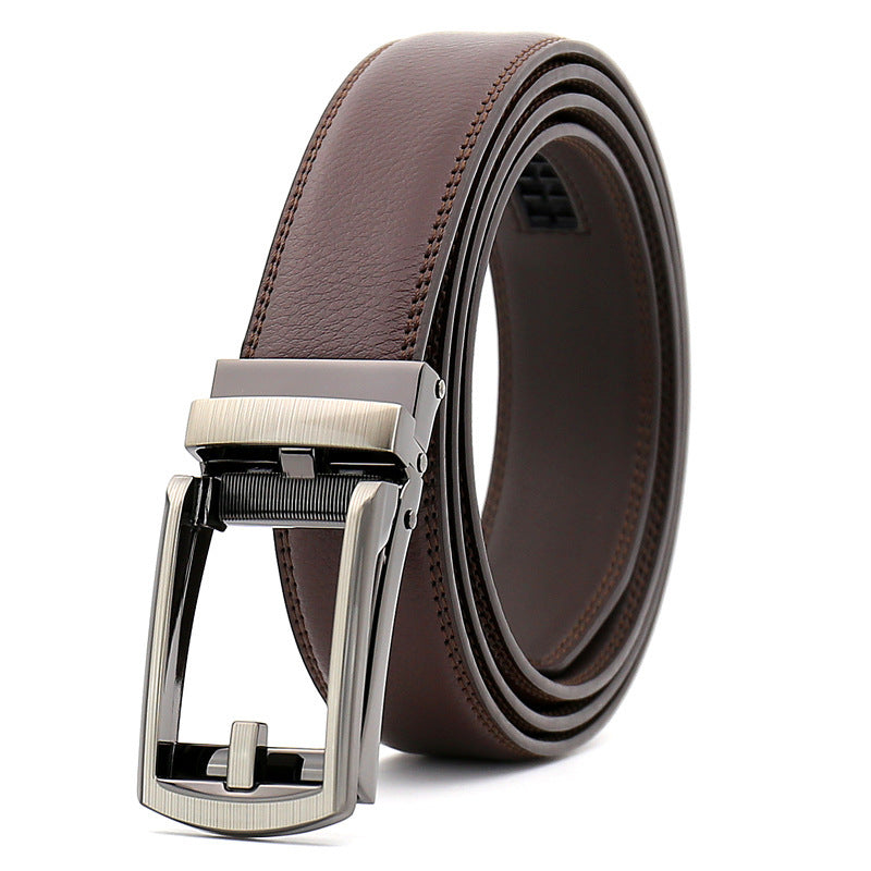 Ceinture à boucle automatique en cuir
