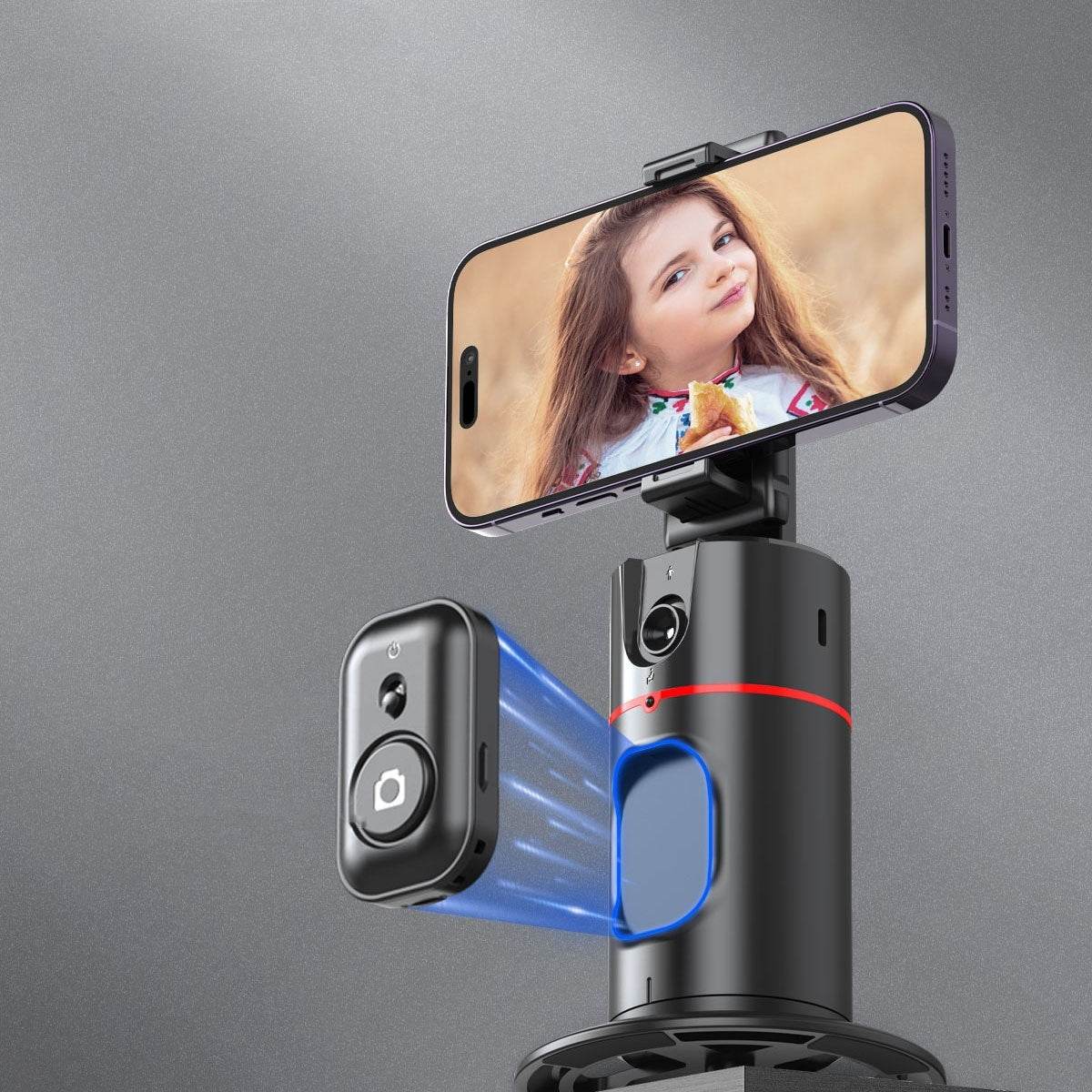 Stabilisateur Intelligent de Suivi Facial AI 360° - Allomarc.com