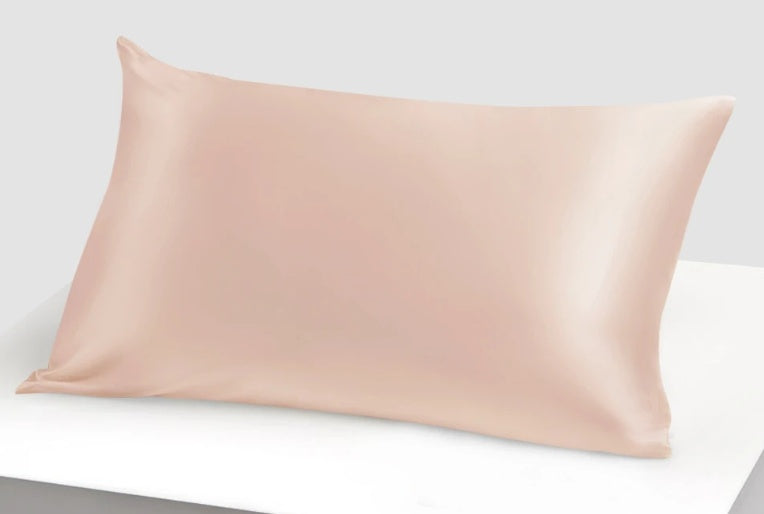 Housse de Coussin en Satin de Soie Polychrome avec Fermeture Éclair