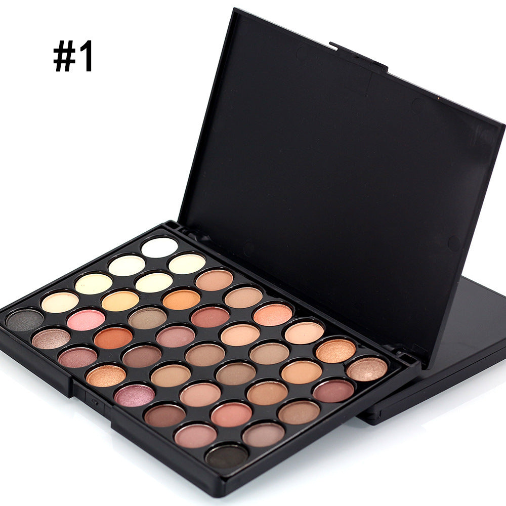 Palette de Maquillage Paillettes Waterproof en 40 Couleurs