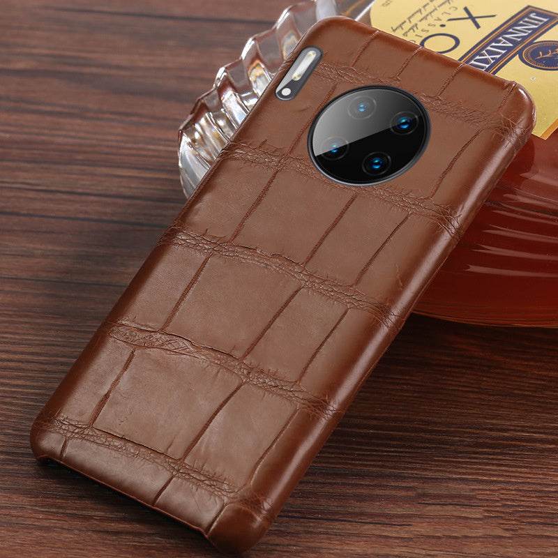 Étui en Cuir d'Alligator pour Téléphone - Allomarc.com