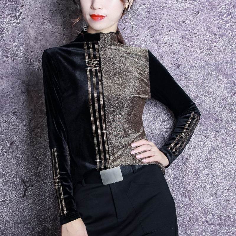 Chemise en Soie Éclairée Style Western pour Automne et Hiver - Allomarc.com