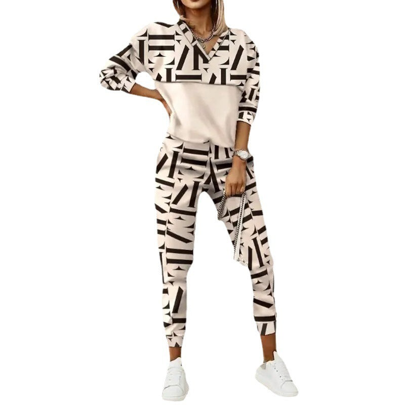 Hoodie Slim Fit Imprimé à Manches Longues et Mode Décontractée