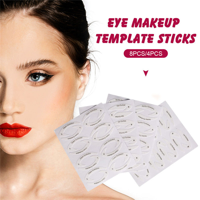 Nouveau Sticker Template de Maquillage pour Yeux