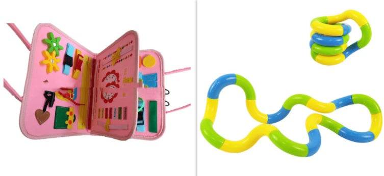 Livre d'Activités Enfant : Tableau Sensoriel d'Apprentissage - Allomarc.com