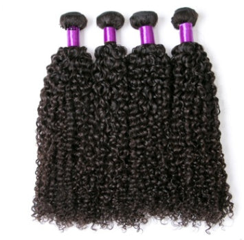 Perruque en Cheveux Humains Vierge Brésiliens Bouclés Kinky