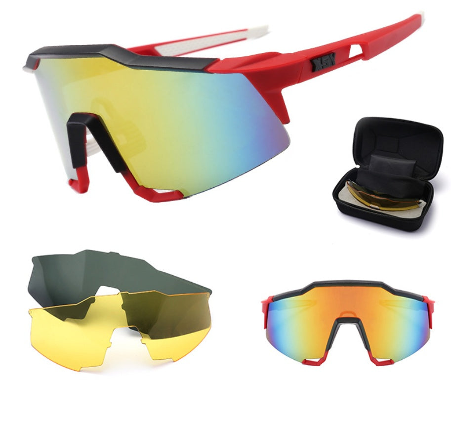 Lunettes de Soleil Polarisées pour Hommes - Idéales pour le Cyclisme