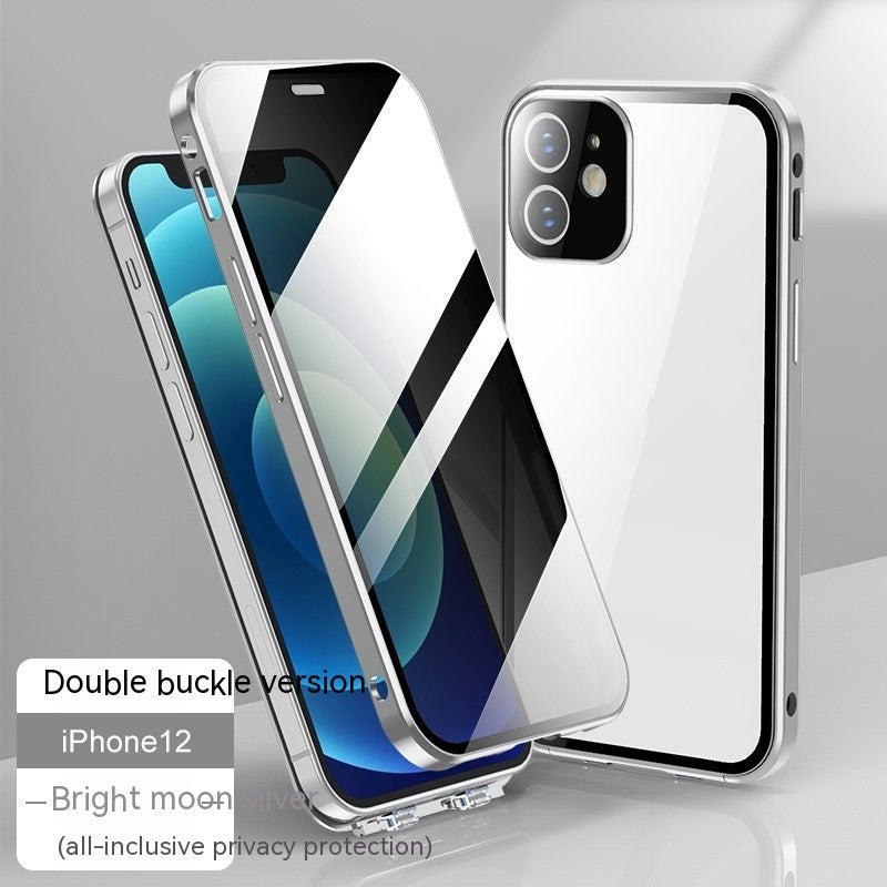 Coque de Téléphone Applicable avec Boucle Double Sided en Verre - Protection et Style