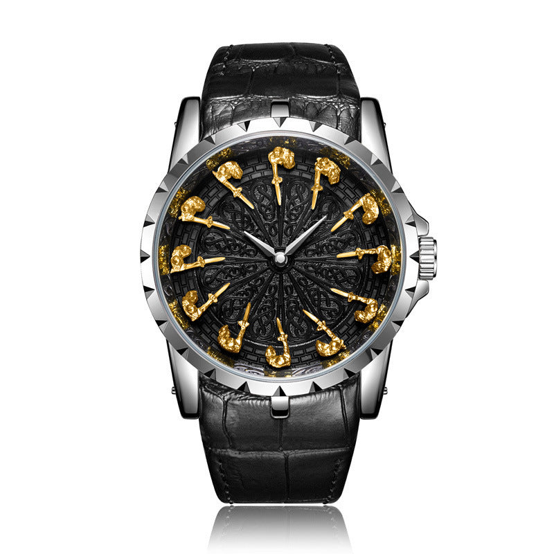 Montre pour homme ONOLA Round Table Knights en quartz unique