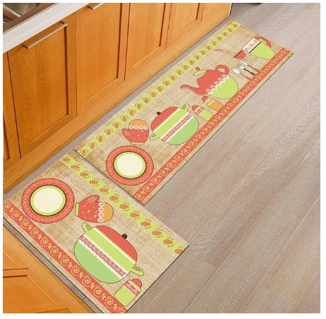 Tapis de sol antidérapants et imperméables, lavables en machine pour la maison