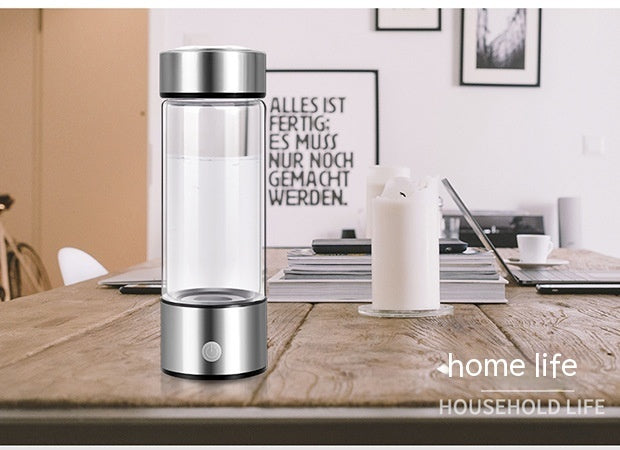 Bouteille d'Eau Hydrogène Électrique - Générateur d'Eau Riche en Hydrogène Rechargeable