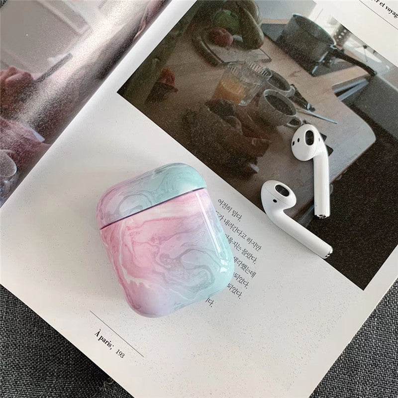 Coque Marbre Blanc Compatible avec AirPods - Allomarc.com