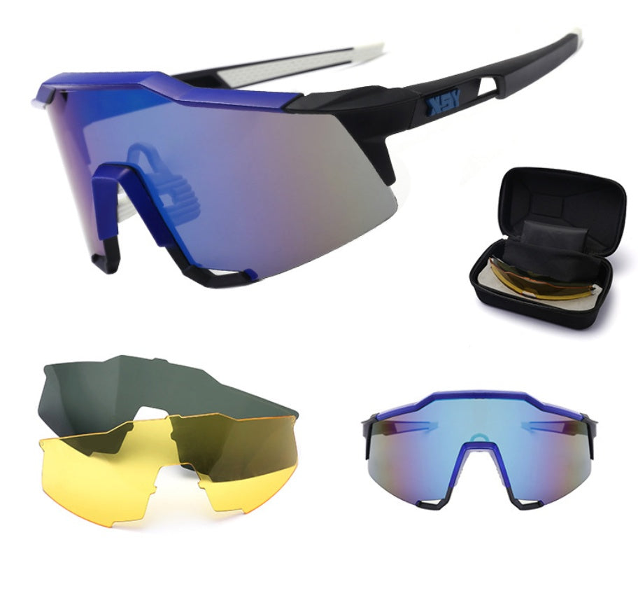 Lunettes de Soleil Polarisées pour Hommes - Idéales pour le Cyclisme