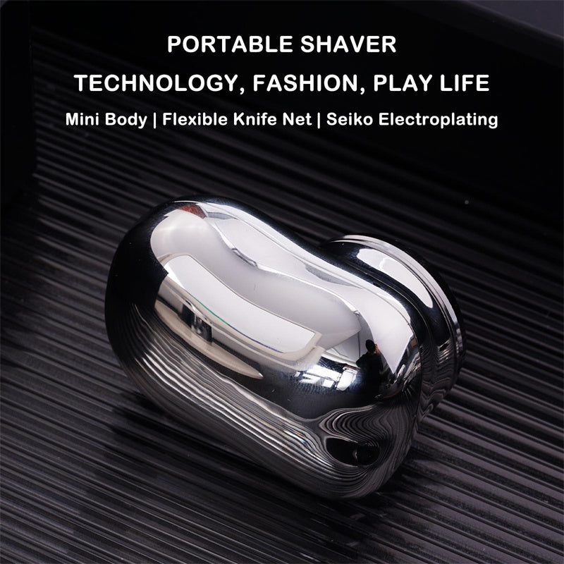 Rasoir Électrique Mini Portable Rechargeable USB pour Hommes