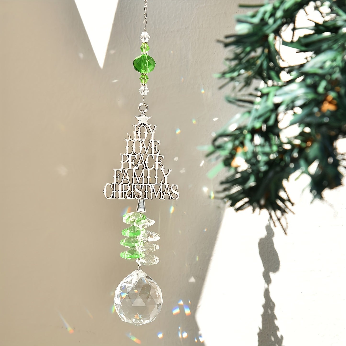 Pendentif en Cristal Suncatcher pour Noël