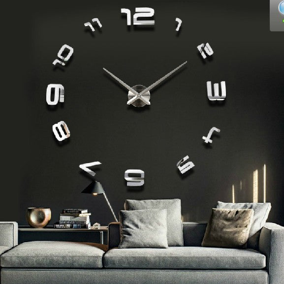Horloge Murale Acrylique Surdimenssionnée - Art Moderne pour Salon