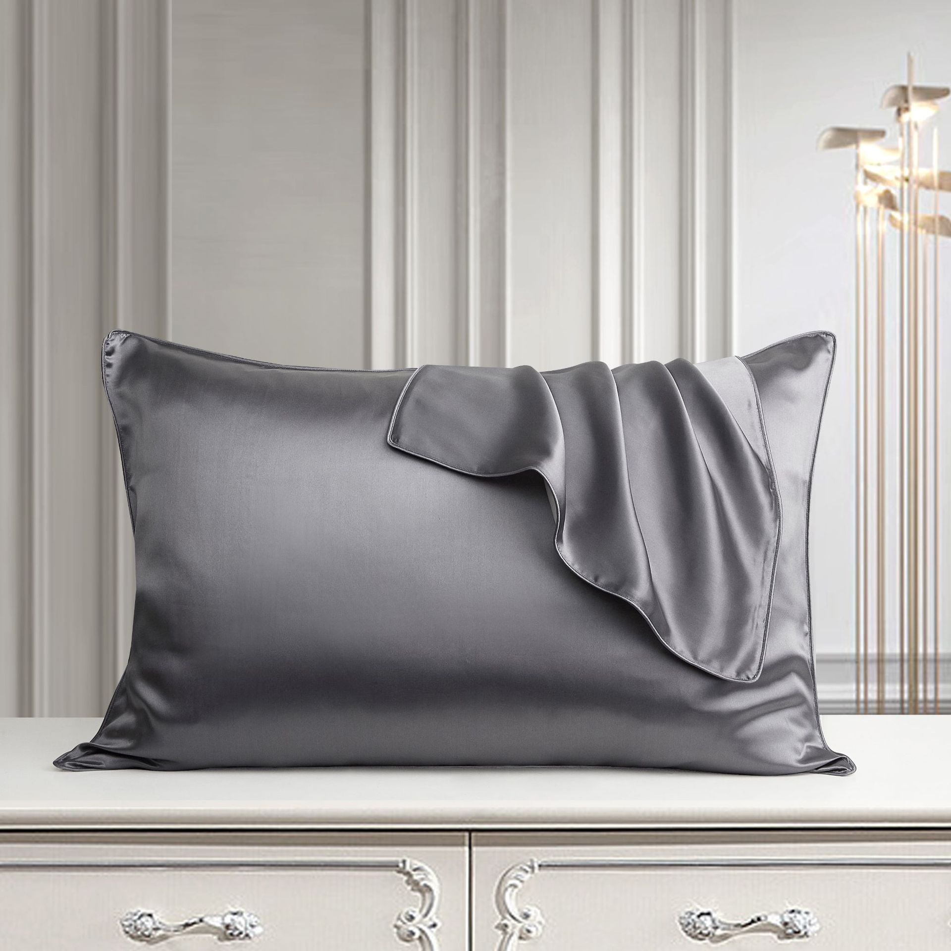 Housse de Coussin en Soie Pure