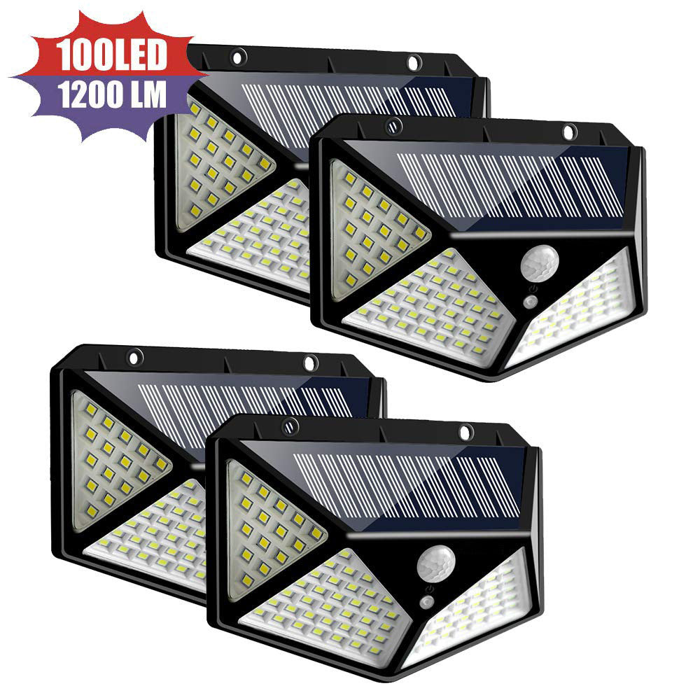 مصباح حائط يعمل بالطاقة الشمسية 100LED