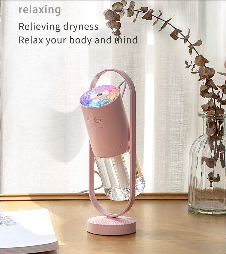 Humidificateur d'Air USB Magic Shadow avec Projection de Lumières Nocturnes