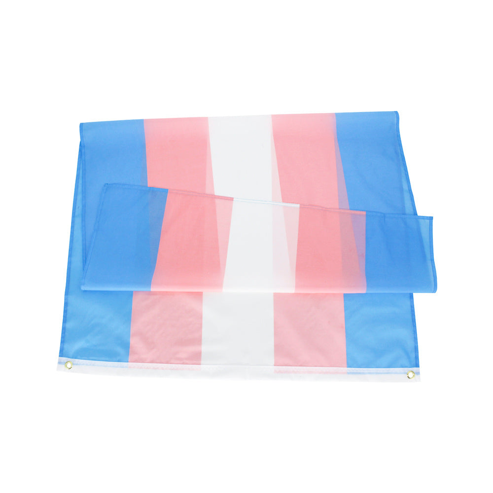 Drapeau Transgenre Arc-en-Ciel