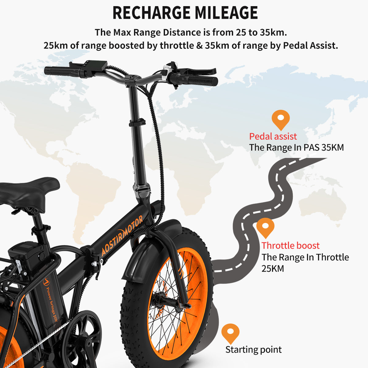 Vélo Électrique Pliant 36V 500W Fat Tire 20x4.0 Pouces, Batterie Lithium 13AH, Frein à Disque FR & Écran LCD 866