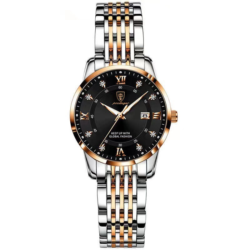 Montre Quartz Lumineuse Étanche pour Femmes