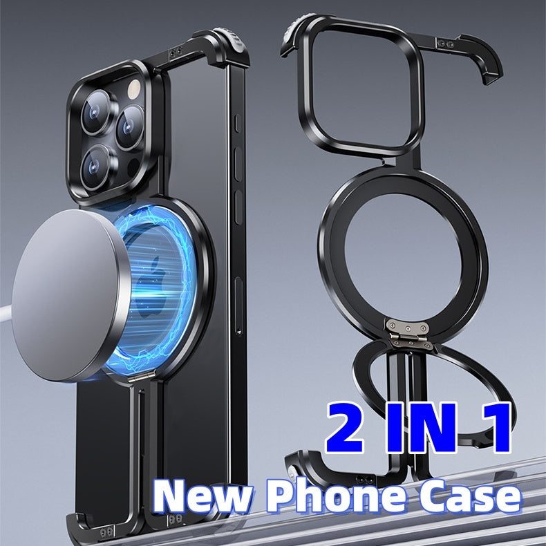 Coque de Téléphone Métallique Anti-Chute en Aluminium de Grade Aéronautique