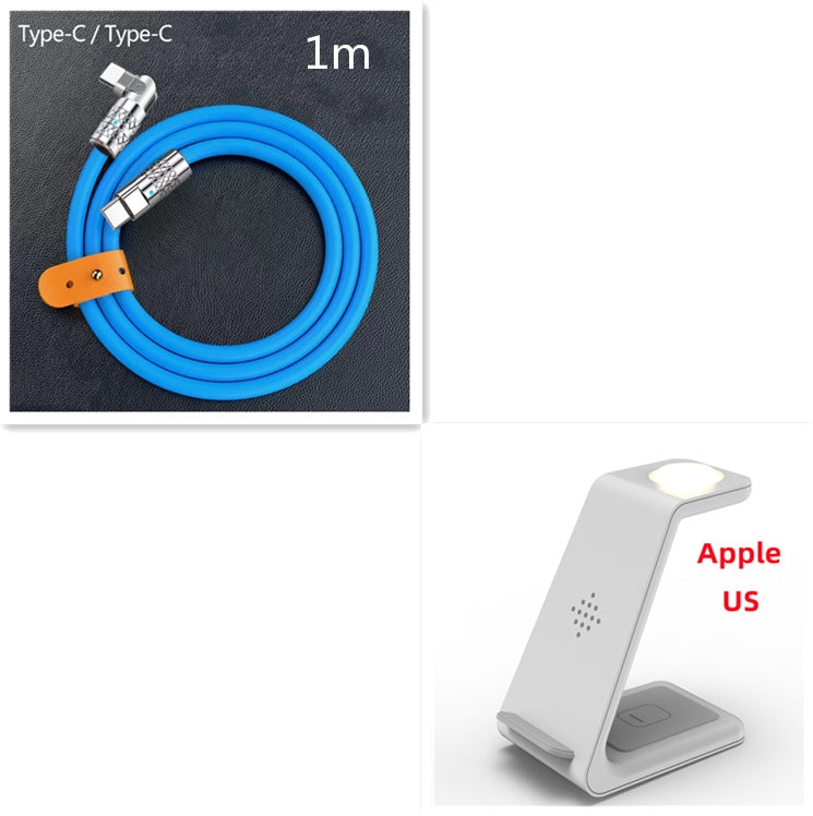 Station de Charge Sans Fil 3 en 1 - Support de Charge Rapide pour Téléphone