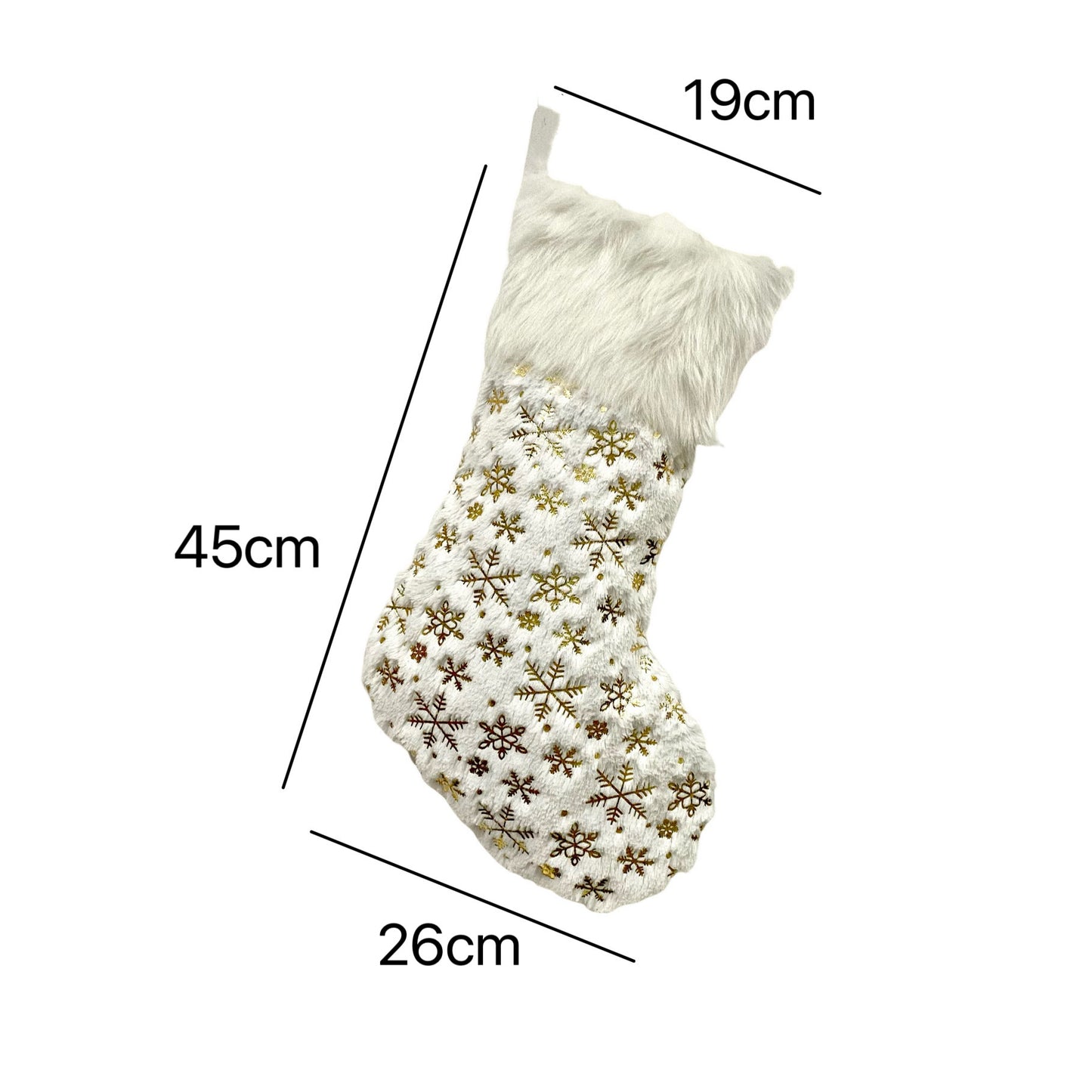 Chaussettes de Noël Plush Gilding - Sac Cadeau et Décorations de Noël