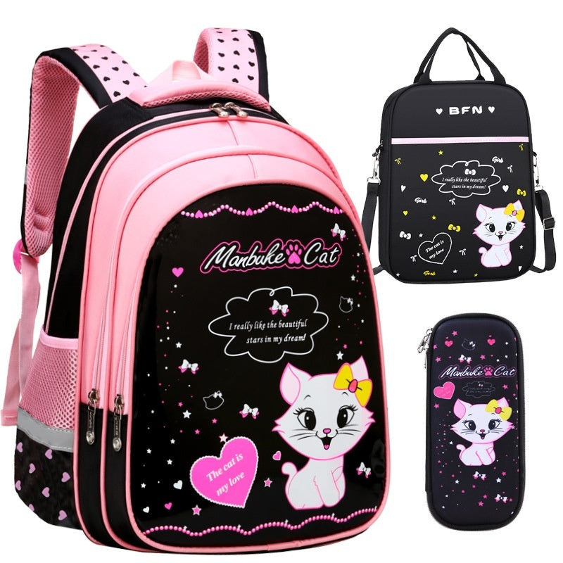 Sac à dos pour enfants avec motif de chat mignon