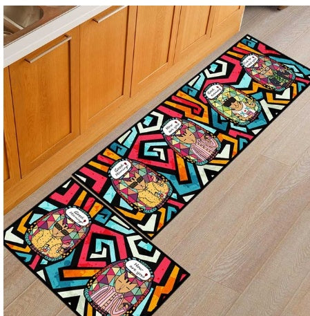 Tapis de sol antidérapants et imperméables, lavables en machine pour la maison