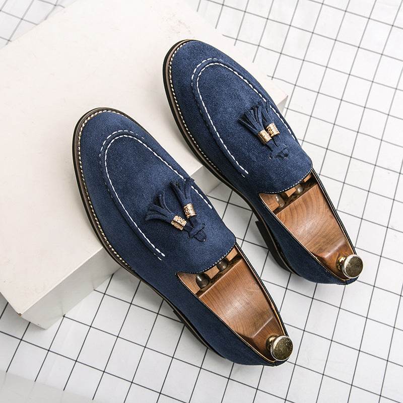 Chaussures de mode en cuir mat pour hommes - Allomarc.com
