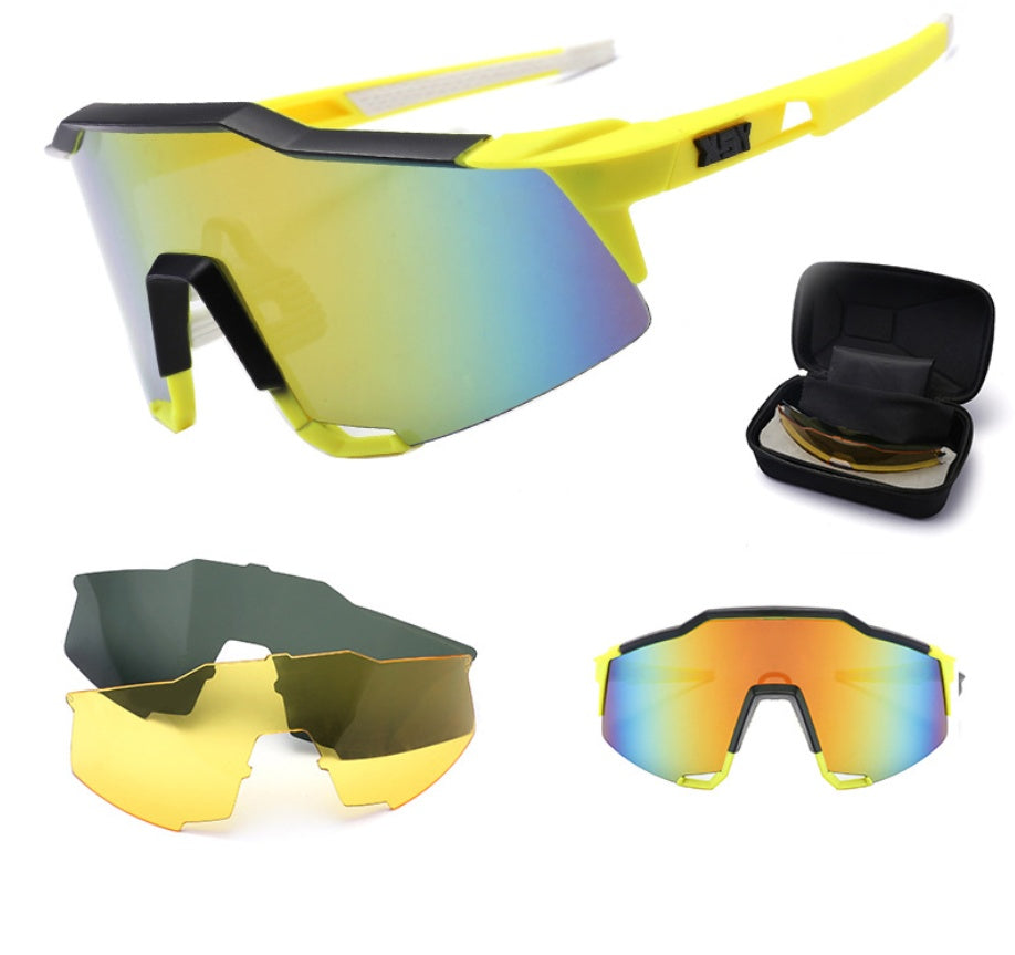 Lunettes de Soleil Polarisées pour Hommes - Idéales pour le Cyclisme
