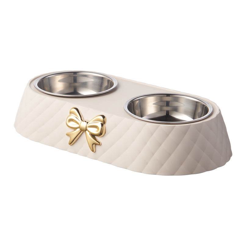 Bols à Croquettes en Nœud pour Chats - Allomarc.com