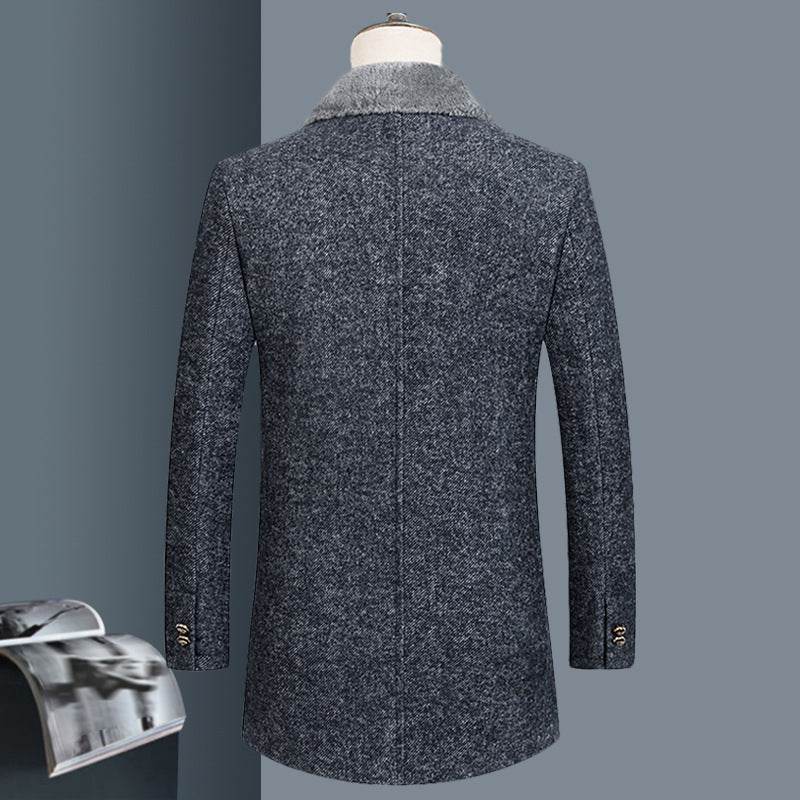 Manteau en Laine pour Hommes de Milieu d'Âge - Allomarc.com
