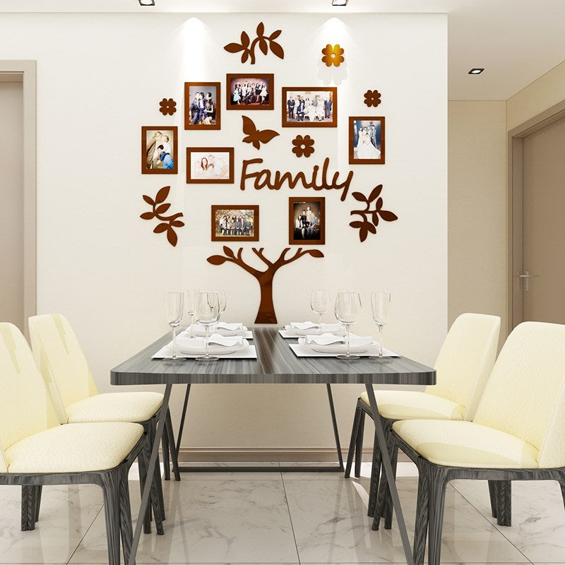 Autocollant mural 3D arbre photo