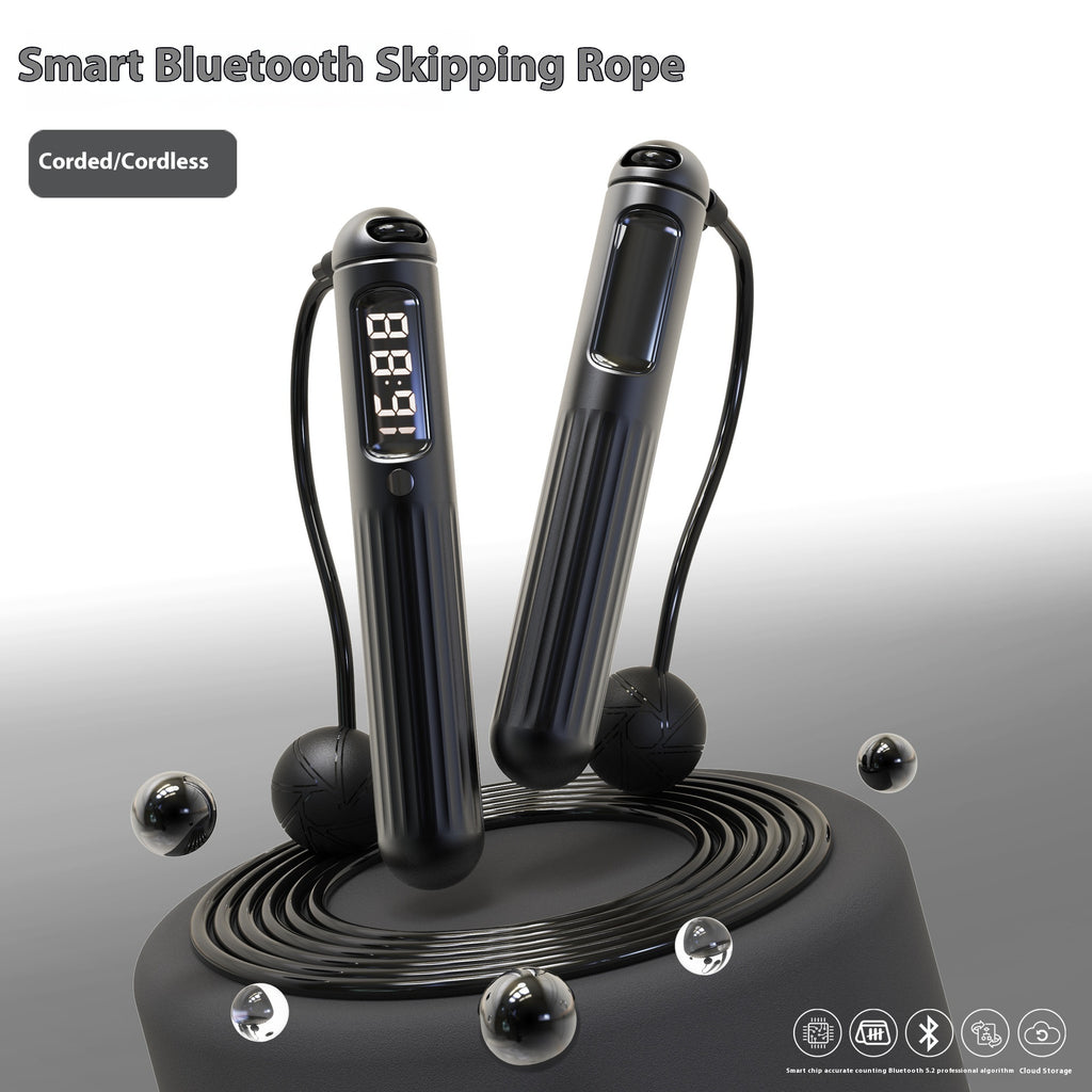 Corde à sauter Bluetooth intelligente avec compteur et balle de fitness