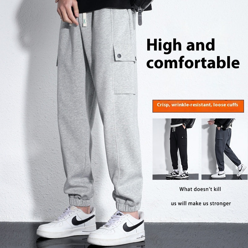 Pantalons de Sport en Coton Tricotés Hommes