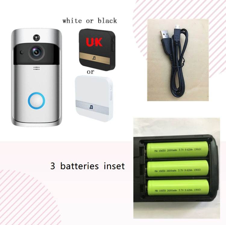 Sonnette Vidéo Intelligente Sans Fil WiFi - Allomarc.com