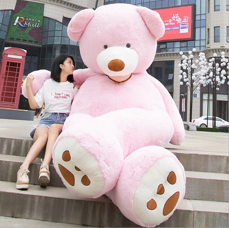 Gros ours en peluche géant - Jouet doux en cuir