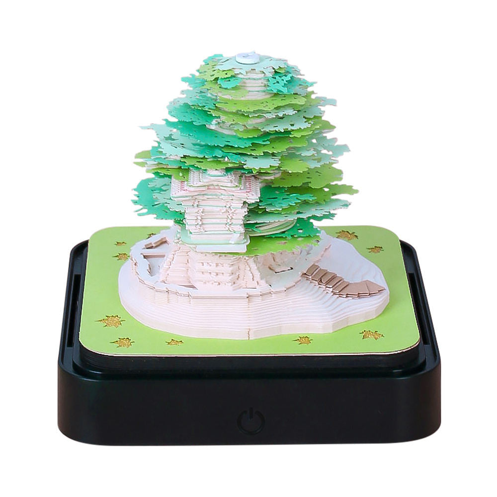 Carnet Mémo 3D Fleurs En Papier Sculpté