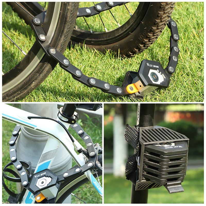 Antivol pliable en acier pour vélo électrique